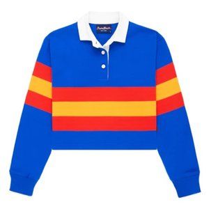 Rowing Blazers '70S striped cropped rugby